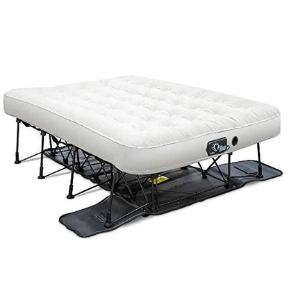 Matelas pneumatique avec cadre et valise pliante