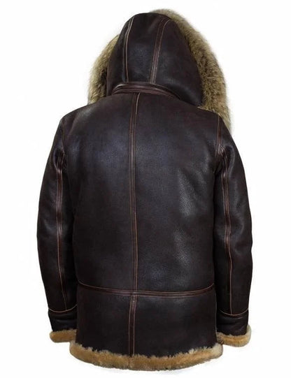 Blouson Parka Pilote en Peau de Mouton