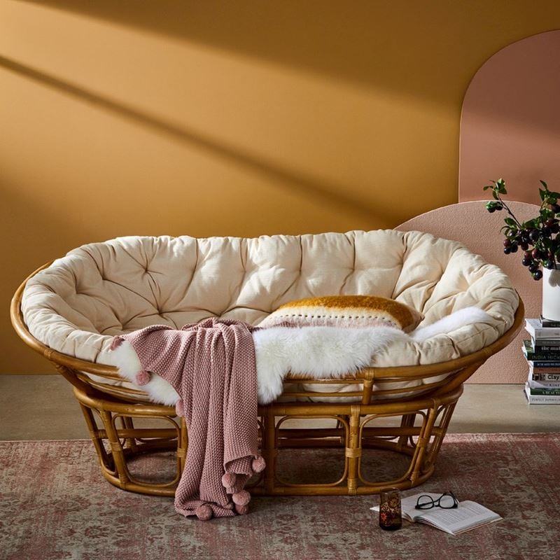 Chaise Papasan double Tisameo